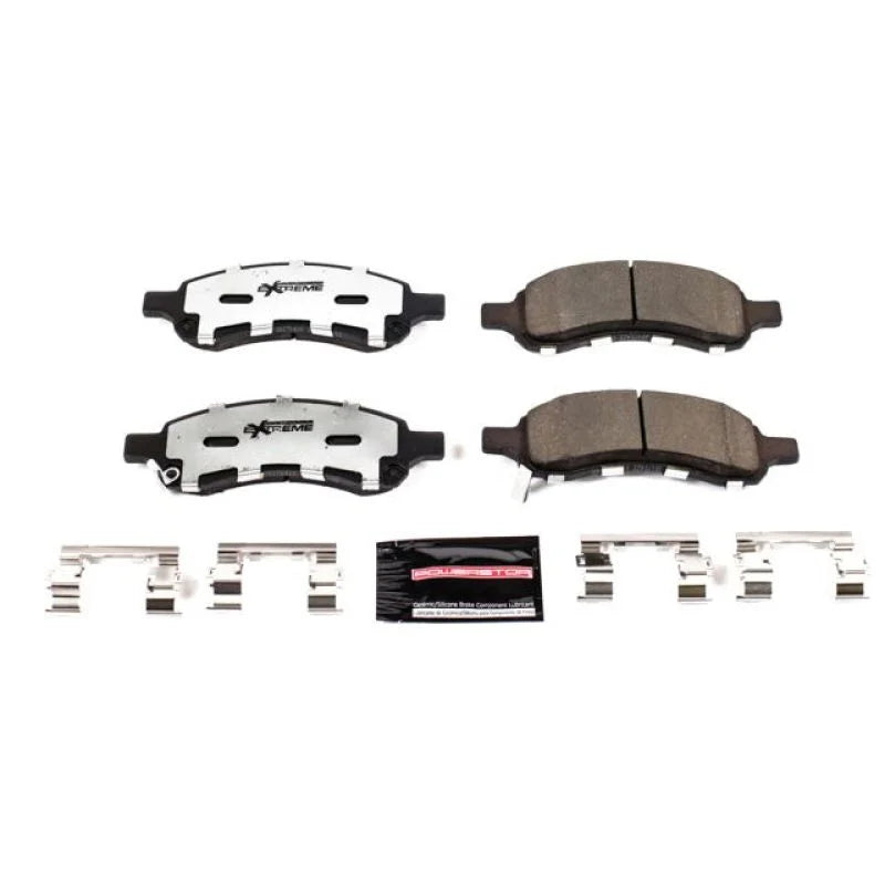 Power Stop Front Z36 & Tow Brake Pads w/Hardware fits Buick Rainier / 2006 2007 Buick Rainier Cxl / 2009-2012 Chevrolet Co...