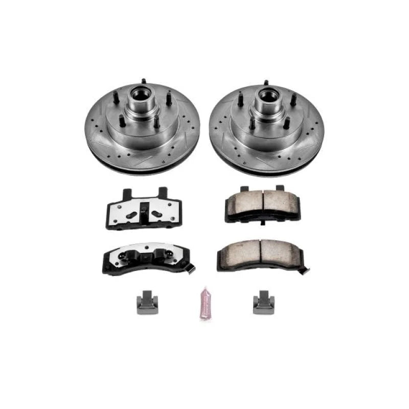 Power Stop Front Z36 Truck & Tow Brake Kit fits 1987-1993 Ford E-150 Econoline / 1990-1993 Ford E-150 Econoline Club WAGON...