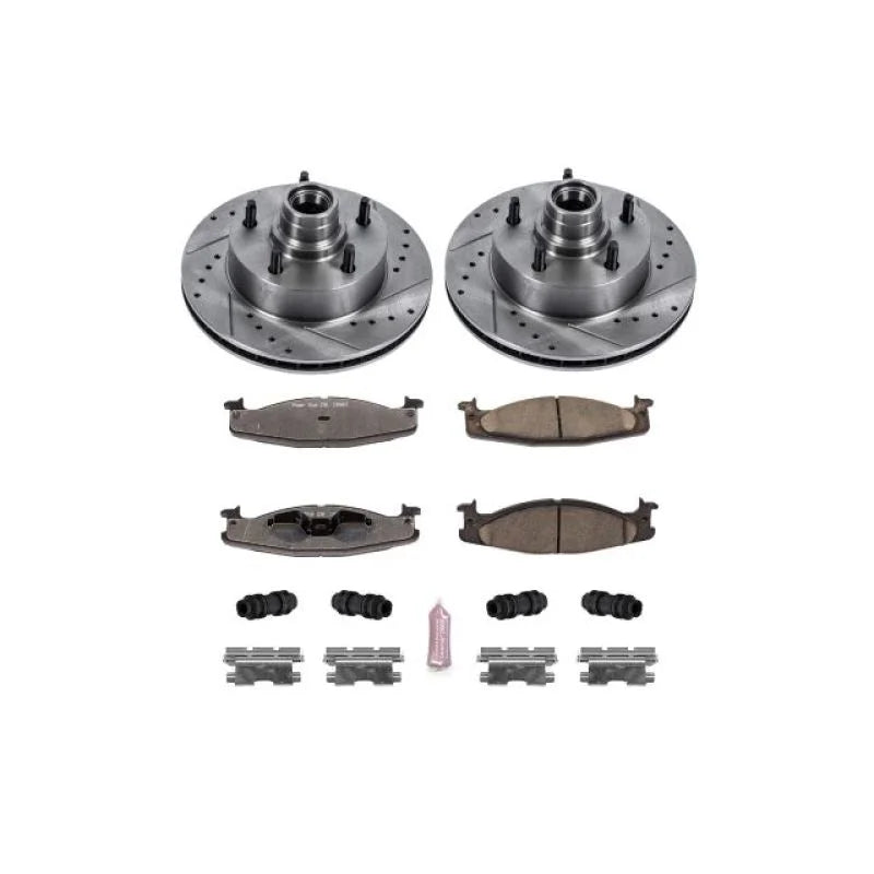 Power Stop Front Z36 Truck & Tow Brake Kit fits 1994-2001 Ford E-150 Econoline / 1994-1996 Ford F-150 - Main Product View