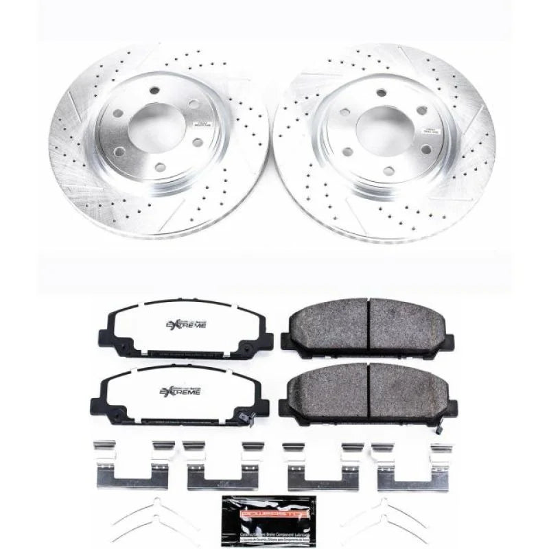 Power Stop Front Z36 Truck & Tow Brake Kit fits 2011-2015 2017-2024 Nissan Armada / Titan - Main Product View