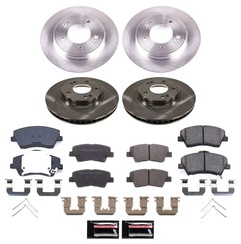 Power Stop Front and Rear Autospecialty Brake Kit fits 2023 Kia Niro / 2023-2024 Kia Niro EX