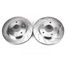 Load image into Gallery viewer, Power Stop Front or Rear Evolution Drilled &amp; Slotted Rotors - Main Product View