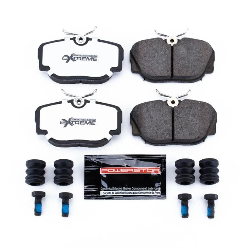 Power Stop Front or Rear Z26 Extreme Street Brake Pads w/Hardware fits 1984-1991 BMW 318I / 1991 BMW 318IS / 1986-1988 BMW...