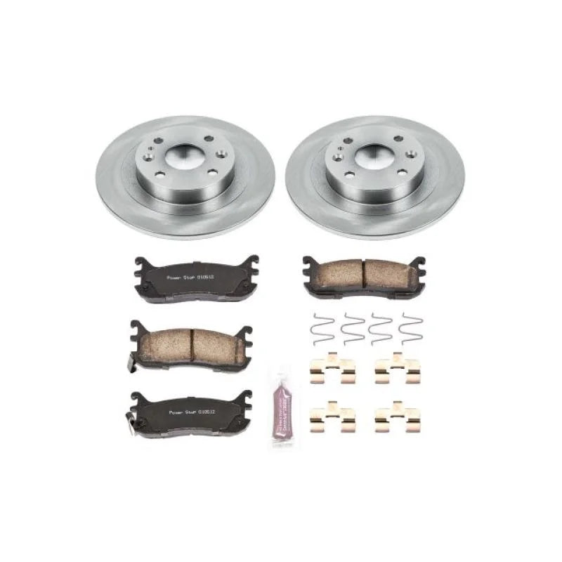 Power Stop Rear Autospecialty Brake Kit fits 1997-2000 Ford Escort / 1998-2003 Ford Escort ZX2 / 1994-1997 1999-2003 Mazda...