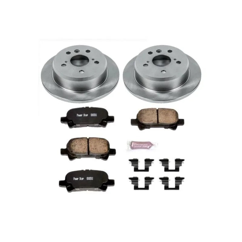 Power Stop Rear Autospecialty Brake Kit fits 2005-2007 Toyota Avalon / 2002-2006 Toyota Camry / 2004-2008 Toyota Solara - ...