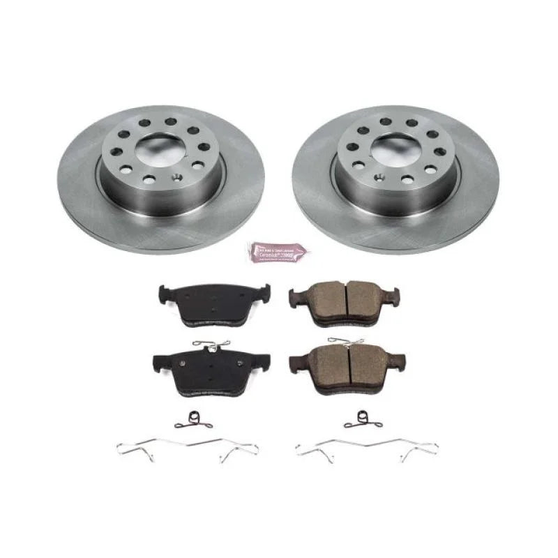 Power Stop Rear Autospecialty Brake Kit fits 2015-2020 Audi A3 / 2015-2018 Audi A3 Quattro / 2016-2018 Audi A3 Sportback /...