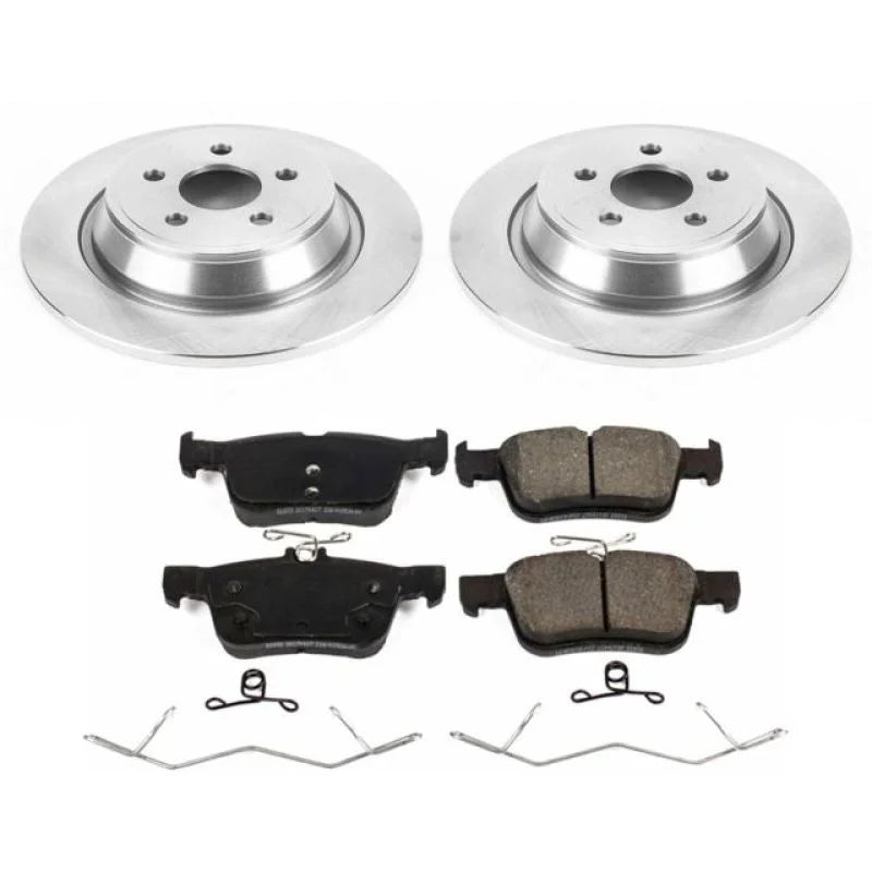Power Stop Rear Autospecialty Brake Kit fits 2015-2022 Ford Edge / 2017-2019 Ford Fusion SPORT / 2019 2020 Ford Police Res...
