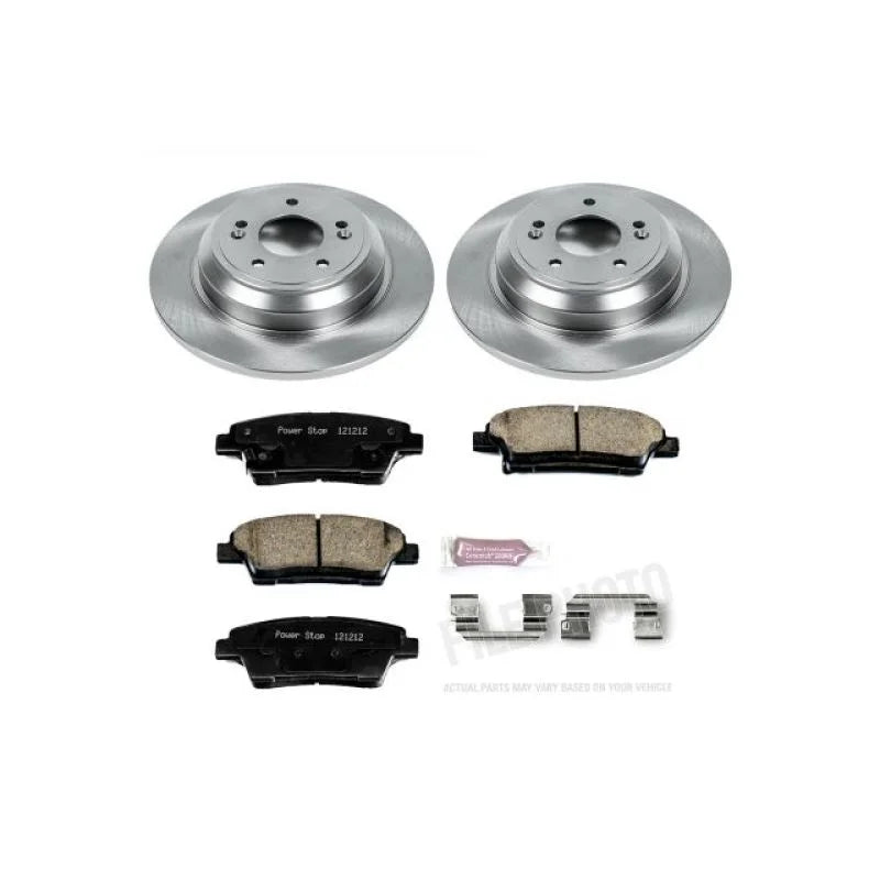 Power Stop Rear Autospecialty Brake Kit fits 2017-2020 Genesis G80 3.8L / 2010-2016 Hyundai Genesis 3.8L / 2010-2012 Hyund...