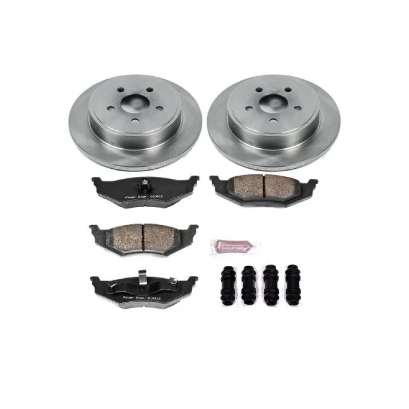 Power Stop Rear Autospecialty Brake Kit fits Chrysler PT / 2003-2010 Chrysler PT Cruiser / 2003-2005 Dodge Neon SRT-4 - Ma...