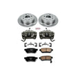 Load image into Gallery viewer, Power Stop Rear Autospecialty Brake Kit w/Calipers fits 1990-2001 Acura Integra / 1992-2000 Honda Civic / 1993-1997 Honda ...