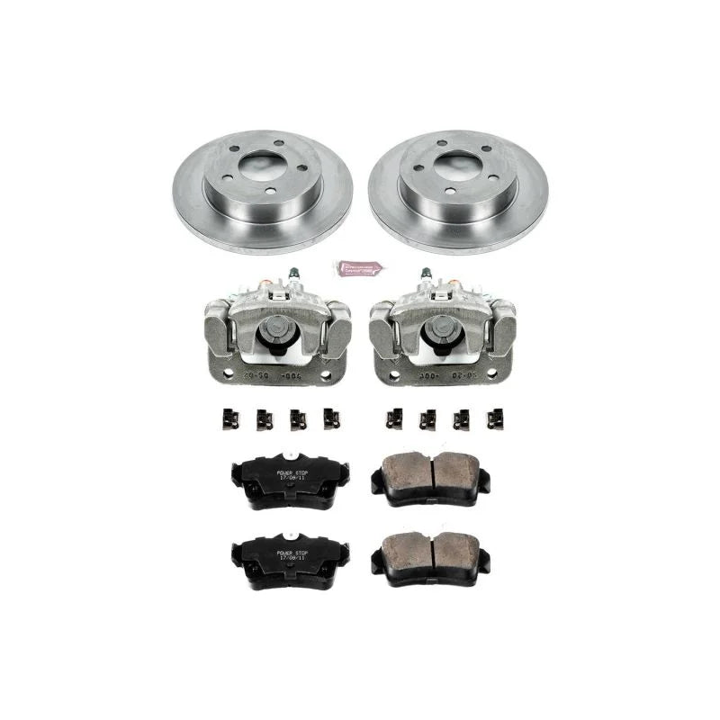 Power Stop Rear Autospecialty Brake Kit w/Calipers fits 1994-2004 Ford Mustang / 1995 Ford Mustang GTS