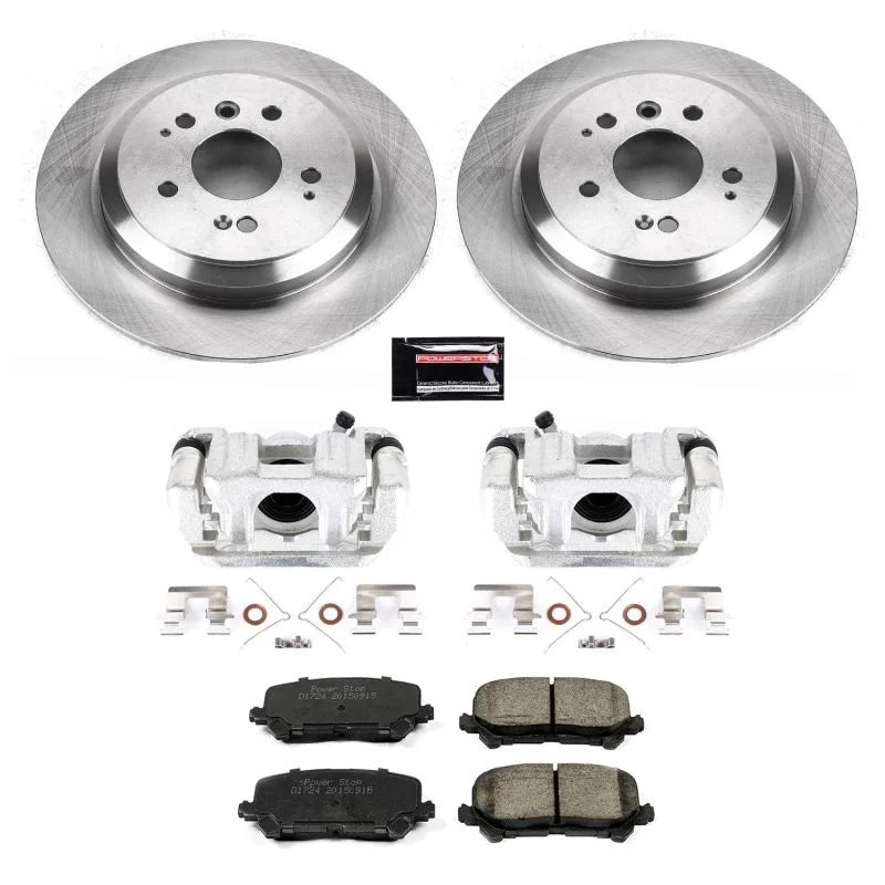 Power Stop Rear Autospecialty Brake Kit w/Calipers fits 2016-2021 Honda Pilot / Ridgeline