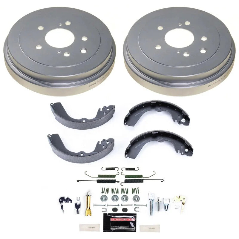 Power Stop Rear Autospecialty Drum Kit fits Chevrolet City Express / 2015-2018 Chevrolet City Express LS / 2013-2021 Nissa...