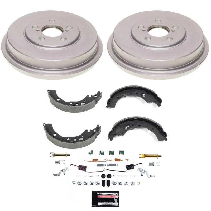 Power Stop Rear Autospecialty Drum Kit fits Hyundai Accent / 2018-2022 Hyundai Accent SE / 2018-2021 Kia RIO LX