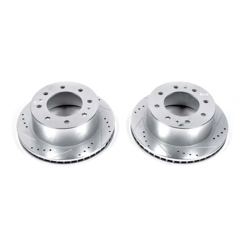 Power Stop Rear Drilled & Slotted Rotor - Main Product View