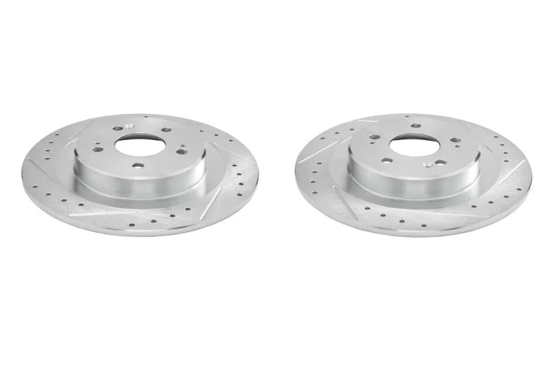 Power Stop Rear Drilled & Slotted Rotor - Pair fits 2021-2025 Acura Tlx / 2023 Acura Tlx Type S Pmc Edition