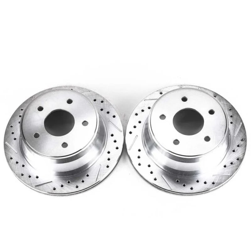 Power Stop Rear Drilled & Slotted Rotors Pair fits 1997-1999 Chevrolet Blazer / 1997-2004 Chevrolet Blazer LS / 1997-2001 ...