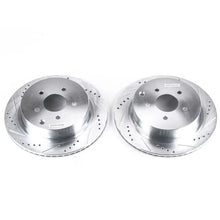 Load image into Gallery viewer, Power Stop Rear Drilled &amp; Slotted Rotors Pair fits 2003-2012 Infiniti FX35 / 2013 Infiniti FX37 / 2003-2008 Infiniti FX45 ...