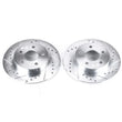 Load image into Gallery viewer, Power Stop Rear Drilled &amp; Slotted Rotors Pair fits 2005-2008 Chevrolet Cobalt / 2005-2008 Chevrolet Cobalt SS / 2008 Chevr...