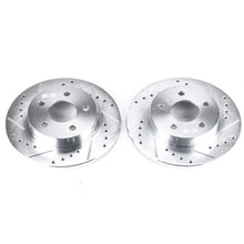 Load image into Gallery viewer, Power Stop Rear Drilled &amp; Slotted Rotors Pair fits 2005-2008 Chevrolet Cobalt / 2005-2008 Chevrolet Cobalt SS / 2008 Chevr...
