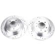 Load image into Gallery viewer, Power Stop Rear Drilled &amp; Slotted Rotors Pair fits 2011-2014 Chrysler 200 LIMITED / 2008-2010 Chrysler Sebring LX / 2007-2...