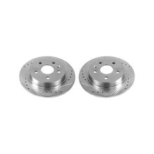 Load image into Gallery viewer, Power Stop Rear Drilled &amp; Slotted Rotors Pair fits 2012-2016 Buick LaCrosse / 2012 Buick LaCrosse Convenience / 2012 2013 ...