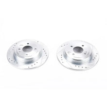 Load image into Gallery viewer, Power Stop Rear Drilled &amp; Slotted Rotors Pair fits 2015-2022 Hyundai Accent / 2012-2015 Hyundai Accent Gls / 2012-2014 Hyu...