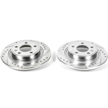 Load image into Gallery viewer, Power Stop Rear Drilled &amp; Slotted Rotors Pair fits 2016-2019 Buick Cascada / 2012-2017 Buick Verano / 2012-2016 Buick Vera...