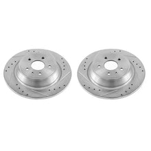 Load image into Gallery viewer, Power Stop Rear Drilled &amp; Slotted Rotors Pair fits 2017-2019 Ford Escape / 2017-2019 Ford Escape S / 2018 2019 Ford Escape...