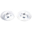 Load image into Gallery viewer, Power Stop Rear Drilled &amp; Slotted Rotors Pair fits 2017-2020 Fiat 124 Spider / 2017-2020 Fiat Spider / 2016-2024 Mazda Mx-...