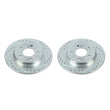 Load image into Gallery viewer, Power Stop Rear Drilled &amp; Slotted Rotors Pair fits 2018-2023 Hyundai Kona / 2022 2023 Hyundai Kona N / 2021-2024 Kia Seltos