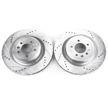 Load image into Gallery viewer, Power Stop Rear Drilled &amp; Slotted Rotors Pair fits 2021-2025 land Rover Defender 110 / 2023-2025 land Rover Defender 130 /...