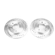 Load image into Gallery viewer, Power Stop Rear Drilled &amp; Slotted Rotors Pair fits 2022-2025 Hyundai Elantra Blue / 2017-2025 Hyundai Elantra / 2017-2025 ...