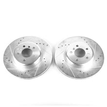 Load image into Gallery viewer, Power Stop Rear Drilled &amp; Slotted Rotors Pair fits BMW 535I / 2010-2017 BMW 535I GT / 2011-2017 BMW 535I GT xDrive / 2011-...