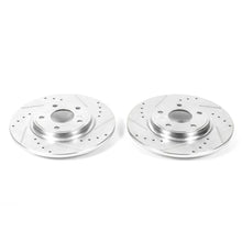 Load image into Gallery viewer, Power Stop Rear Drilled &amp; Slotted Rotors Pair fits Chrysler Town / 2012-2016 Chrysler Town &amp; / 2023 Dodge DURANGO SRT / 20...