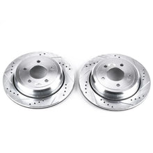 Load image into Gallery viewer, Power Stop Rear Drilled &amp; Slotted Rotors Pair fits Ford Crown / 2003-2011 Ford Crown Victoria / 2003-2011 Mercury Grand Ma...