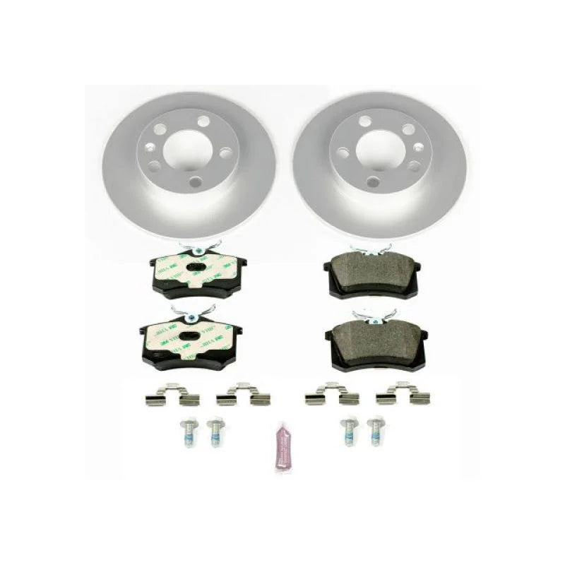 Power Stop Rear Euro-Stop Brake Kit fits 1998-2010 Volkswagen Beetle / 1999-2006 Volkswagen Golf / 1998-2005 Volkswagen Jetta