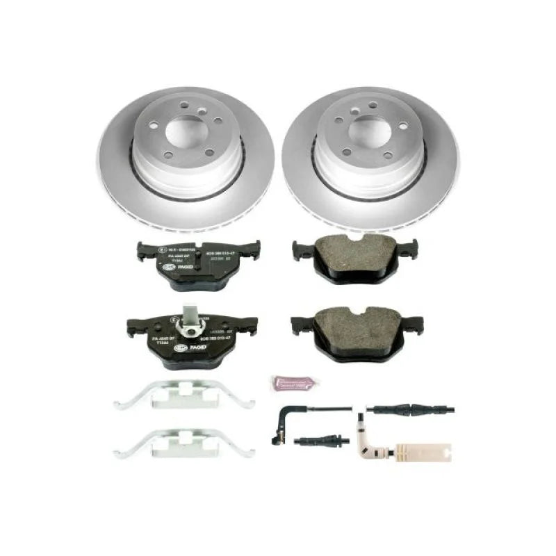 Power Stop Rear Euro-Stop Brake Kit fits 2006-2007 BMW 525XI / 2010 BMW 528I / 2009-2010 BMW 528I xDrive / 2008 BMW 528XI ...