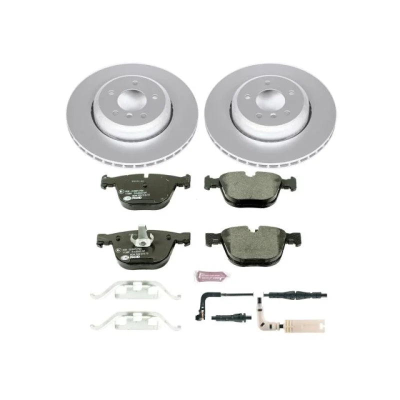 Power Stop Rear Euro-Stop Brake Kit fits 2008-2010 BMW 535I / 2004-2005 BMW 545I / 2006-2010 BMW 550I / 2004-2005 BMW 645C...