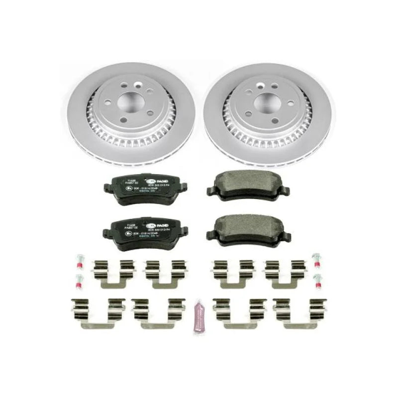 Power Stop Rear Euro-Stop Brake Kit fits 2010-2017 Volvo XC60 - Main Product View