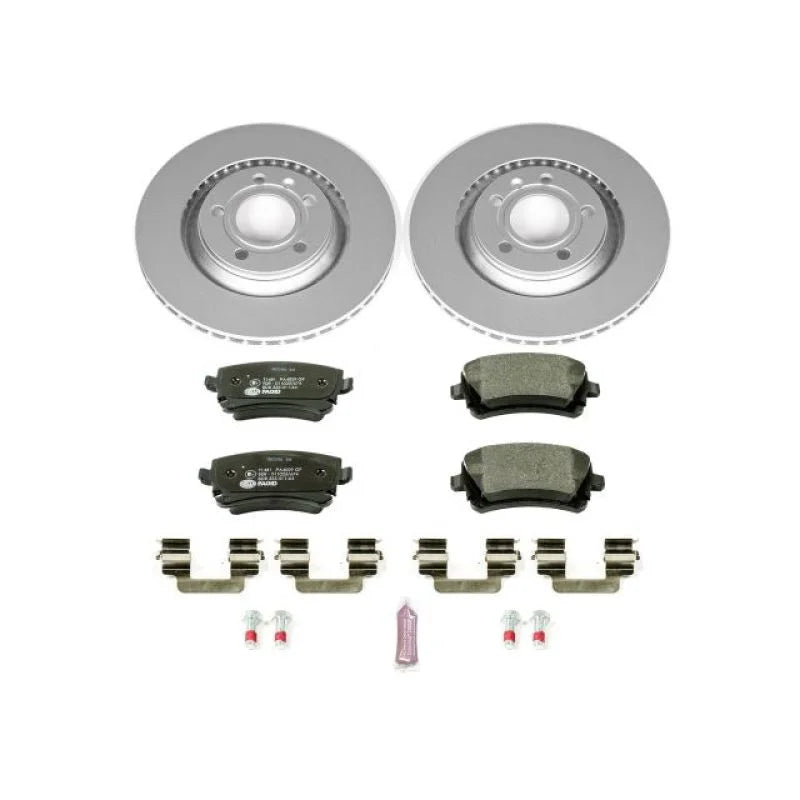 Power Stop Rear Euro-Stop Brake Kit fits Audi A8 / 2003-2010 Audi A8 Quattro / 2003-2010 Audi A8 Quattro L / 2004-2006 Vol...