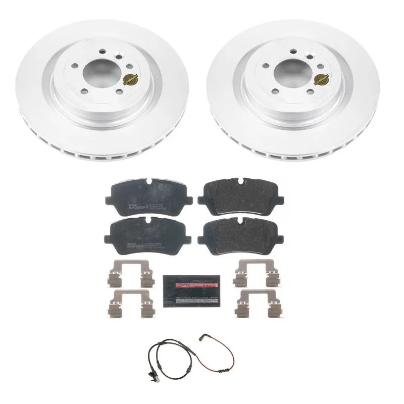 Power Stop Rear Euro-Stop Brake Kit fits Land Rover Range / 2013-2022 Land Rover Range Rover / 2014-2017 Land Rover Range ...