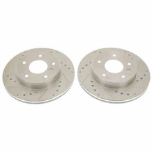 Load image into Gallery viewer, Power Stop Rear Evolution Drilled &amp; Slotted Rotors - Pair fits 1978-1981 Pontiac Firebird - Main Product View