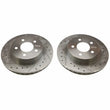 Load image into Gallery viewer, Power Stop Rear Evolution Drilled &amp; Slotted Rotors - Main Product View