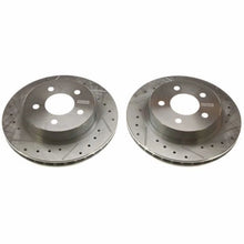 Load image into Gallery viewer, Power Stop Rear Evolution Drilled &amp; Slotted Rotors - Main Product View