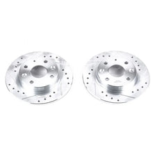 Load image into Gallery viewer, Power Stop Rear Evolution Drilled &amp; Slotted Rotors - Pair fits 1990-1993 Mazda Miata - Main Product View