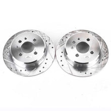 Load image into Gallery viewer, Power Stop Rear Evolution Drilled &amp; Slotted Rotors - Main Product View
