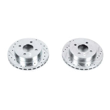 Load image into Gallery viewer, Power Stop Rear Evolution Drilled &amp; Slotted Rotors - Main Product View