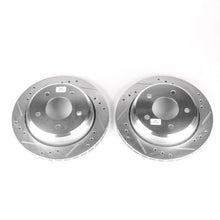 Load image into Gallery viewer, Power Stop Rear Evolution Drilled &amp; Slotted Rotors - Pair fits 1994-1996 Chevrolet Caprice / Impala - Main Product View