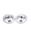 Load image into Gallery viewer, Power Stop Rear Evolution Drilled &amp; Slotted Rotors - Pair fits 1994-2001 2003-2004 Ford Mustang - Main Product View